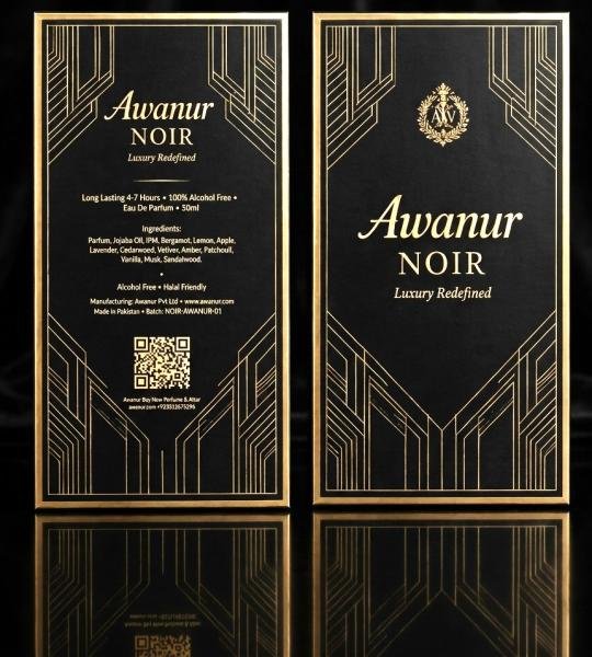 Coming Soon... Awanur NOIR Perfume | Premium Alcohol-Free Long-Lasting Fragrance – 50ML